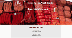 Desktop Screenshot of metzgerei-reitz.de